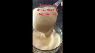 Sobremesa deliciosa com apenas três Ingredientes #shorts