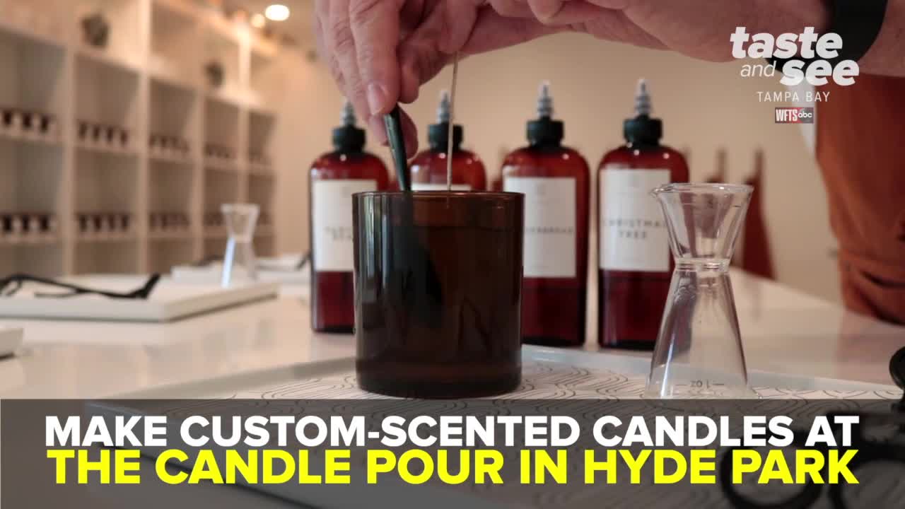 Create your own custom-scented candle at The Candle Pour | Taste and See Tampa Bay