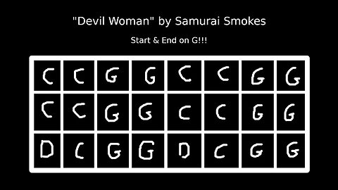 "Devil Woman" Backing Track in G (93bpm) drum/bass