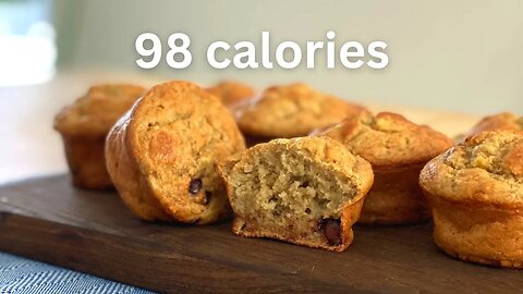 Oat Muffins with Chocolate Chips Low Calorie Desserts