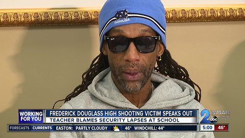 Frederick Douglass High School staffer blames principal for shooting