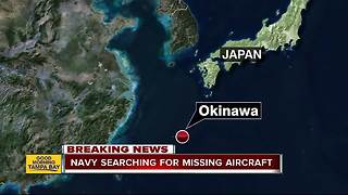 U.S. Navy says aircraft with 11 aboard crashed into Pacific; 8 found