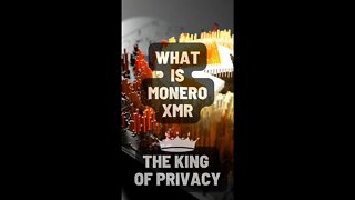 What is MONERO (XMR)? The KING of Privacy! #shorts #monero #xmr