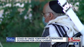 COVID-19 takes Yom Kippur ceremonies outdoors for local chabad