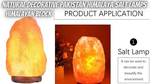 Natural Decorative Pakistan Himalaya Salt Lamps Himalayan Block Pink Brick Tile Rocks Stone