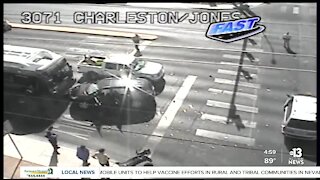 Serious crash Jones & Charleston boulevards
