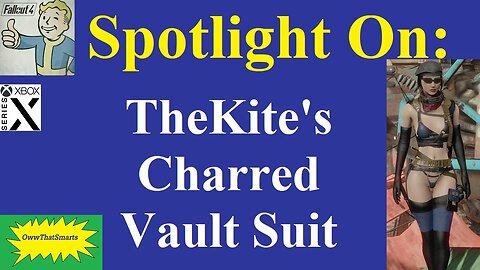 Fallout 4 - Spotlight On: TheKite's Charred Vault Suit