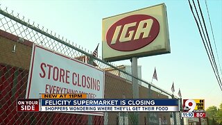 Felicity supermarket is closing