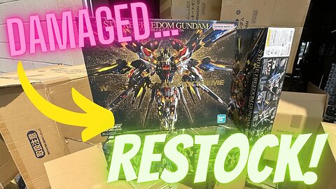 First Big Gundam Restock in a long time!Damaged Gunpla…