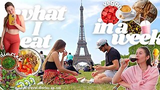 what i eat in a week in France | Paris travel ( vegan )