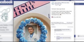 Dr. Fauci featured on NY doughnuts