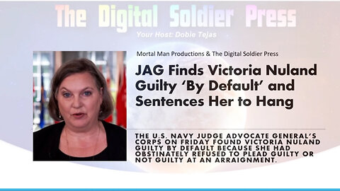 JAG Finds Victoria Nuland To Hang - 4/11/24..