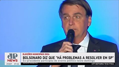 Bolsonaro diz que PL tem de ‘resolver problemas’ para as eleições de 2024 em São Paulo