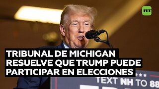 Un tribunal de Michigan dictamina que Trump puede aparecer en la boleta electoral