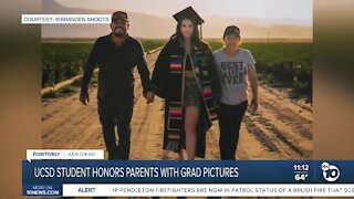 UCSD student honors parents with graduation pictures