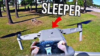 😴😜 Mavic Air 2 Sleeper FPV Drone Full Flight Footage with DVR (and tiny crash)