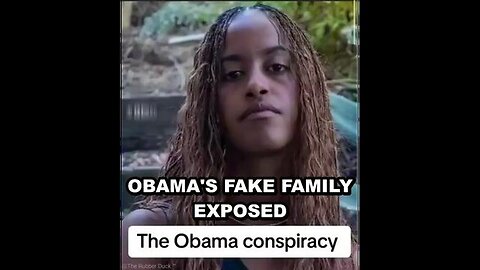 OBAMA'S FAKE FAMILY EXPOSED. THOSE STILL ASLEEP ARE MISSING OUT ON THE TRUTH - BANKS COLLAPSING