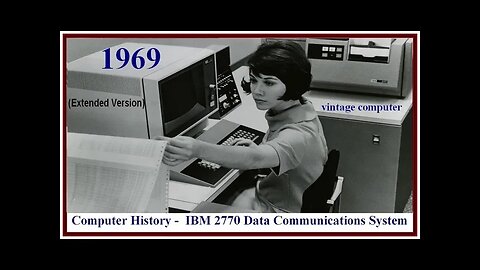1969 IBM 2770 DATA COMMUNICATION SYSTEM ( Extended Version ) Bisync 360
