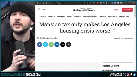 Democrat MANSION TAX BACKFIRES, Tax Hits Low Income APTS Making Homeless Crisis WORSE