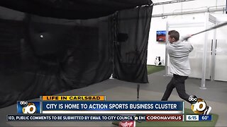 Carlsbad is home to action sports business cluster