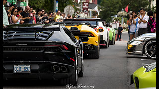 Shutting Down a Street Full Of Exotic Supercars for Charity