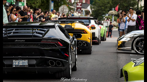 Shutting Down a Street Full Of Exotic Supercars for Charity