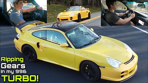 RIPPING Gears in my Junk Porsche 996 Turbo! It MOVES!