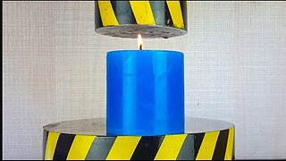 HYDRAULIC PRESS vs CANDLE