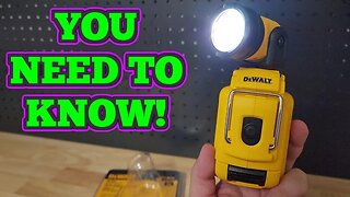 What You NEED To Know About This DeWALT LED Light!