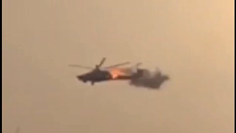 Ukrainian troops shot down a Russian Mi-28 attack helicopter