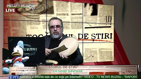LIVE - TV NEWS BUZAU - Tocatorul de stiri, cu Iulian Gavriluta. Azi despre intelesul rasboiu;lui din