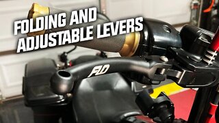 MX Style Adjustable Levers for your Harley | FLO Motorsports