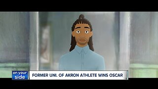 Former University of Akron WR Matthew Cherry wins Oscar for animated short 'Hair Love'