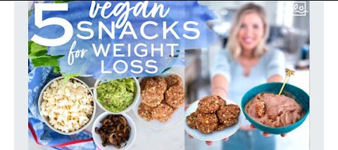 5 EASY Vegan Snacks For WEIGHT LOSS