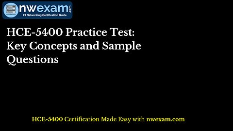 HCE 5400 Practice Test: Key Concepts and Sample Questions