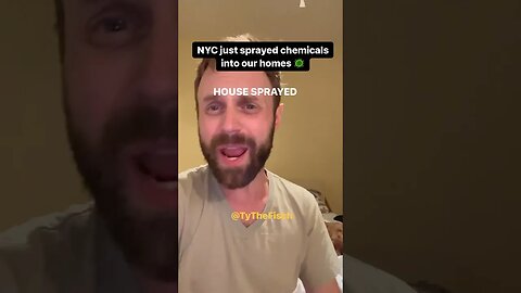 NYC just sprayed chemicals into my home!!!🦠🦠🦠