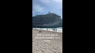 This is your sign to take your toddler on a cruise