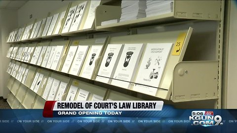 Pima County Superior Court unveils newly renovated law library