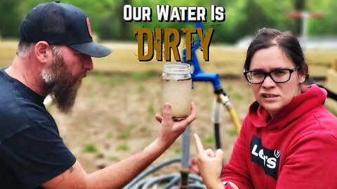 Best way to get clean water | DIY Water Filter Install | Couple Builds Dream Home In The Forest