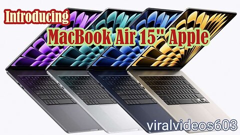 Introducing MacBook Air 15 " | Apple | MacBook New Generation |