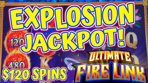 THE PERFECT TIME FOR A JACKPOT! 🔥HUGE FIREBALLS KEEP COMMING ON ULTIMATE FIRE LINK EXPLOSION!