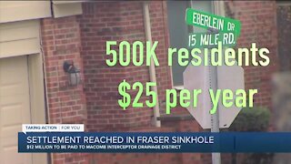 Macomb County announces $12.5 million in Fraser sinkhole case that displaced homeowners