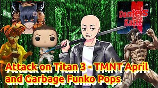 Attack on Titan 3 - TMNT April O'Neil and Garbage Funko Pops