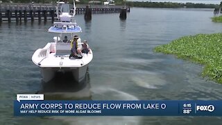 The U.S. Army Corps of Engineers to reduce Lake Okeechobee releases