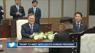 Trump meeting with South Korean counterpart