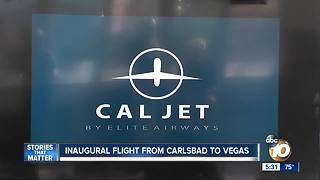 Cal Jet makes inaugural flight from Carlsbad to Las Vegas