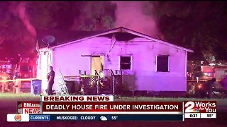 Deadly house fire in north Tulsa