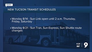 Sun Tran makes changes to transit schedules