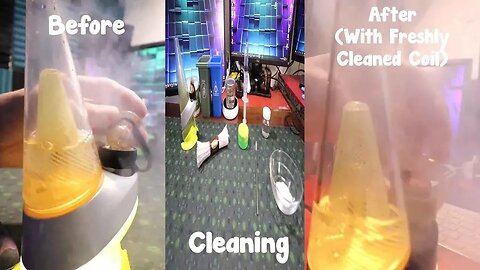 OG Neon Lightning Puffco Peak Glass Intake Chamber Difuser Chamber Cleaning Guide Round 2 of 3