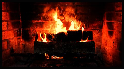 Relaxing Fireplace Sounds - Burning Fireplace & Crackling Fire Sounds - Christmas Music BONNETTE SON